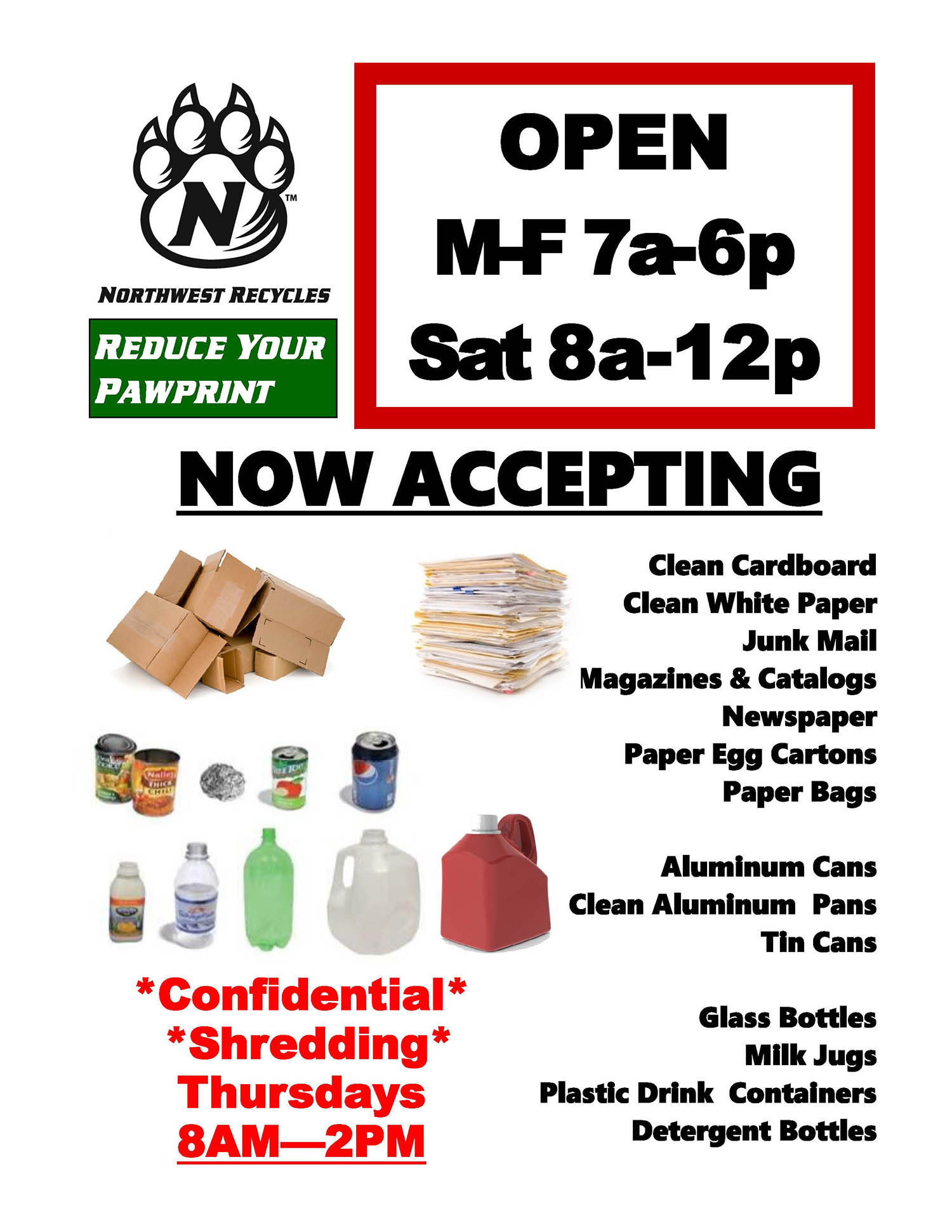 Recycling at Northwest Northwest Missouri State University